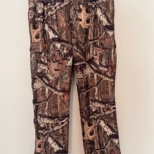 WEARFIRST Camo Cargo Pants Elastic & Drawstring Waist 36X32